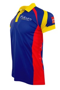 Mass Custom Short Sleeve Polo Shirt Personal Design Contrast Color Chest Lapel Dye Sublimation Group Dye Sublimation Polo Shirt Garment Factory P1392
